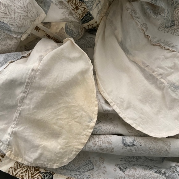 GIRLS FROM SAVOY Butterfly/Bird Shirtdress Pinwale Corduroy anthropologie - Picture 9 of 9